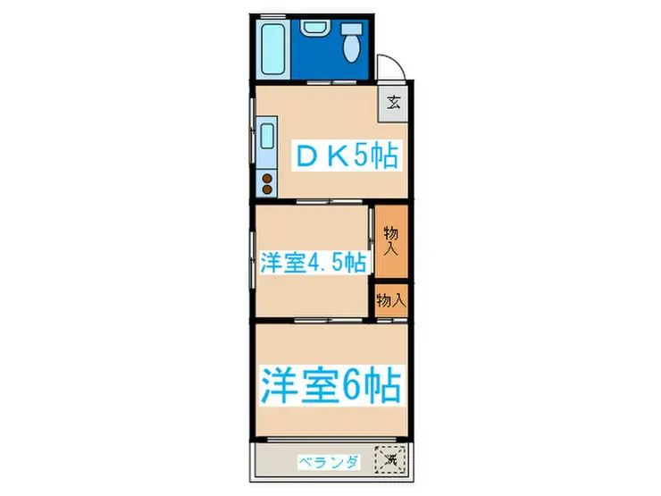 ニュー中野マンション 8階階 間取り