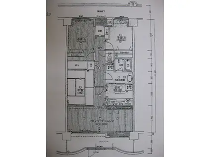 ノバハイツ信夫ヶ丘(3LDK/8階)の間取り写真