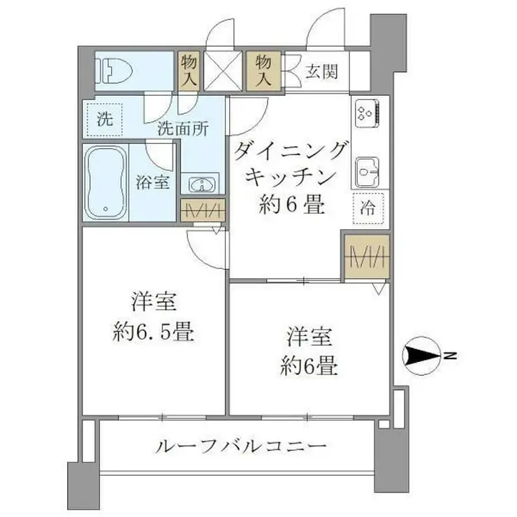 北品川アパートメント 8階階 間取り