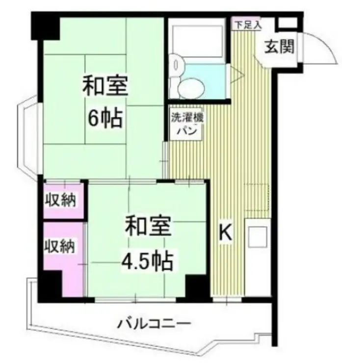 ロックヒルズ10 5階階 間取り