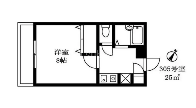 ジュネス中村 3階階 間取り