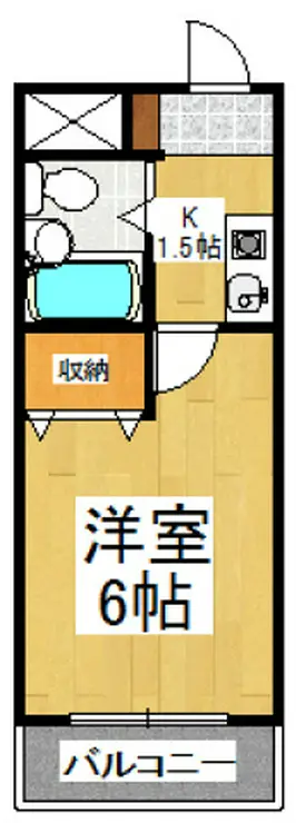 ライブコア清瀬 2階階 間取り