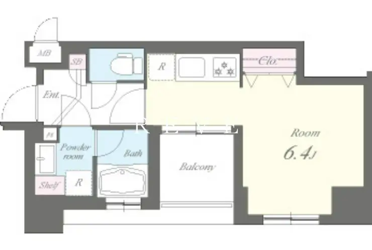エリートタウン日本橋 5階階 間取り