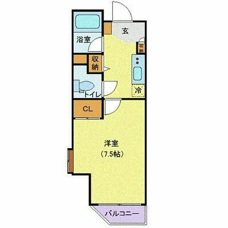 N’sコート139REX新橋 2階階 間取り