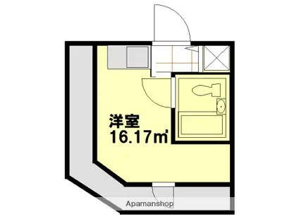 第2光栄ビル(ワンルーム/3階)の間取り写真