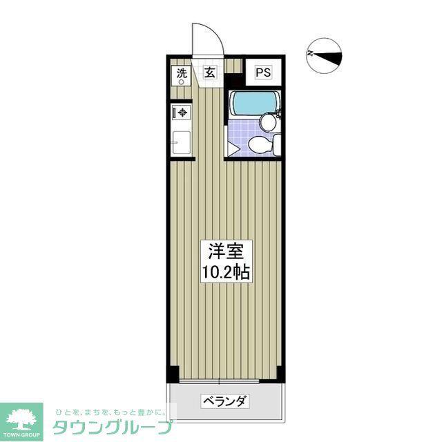 シティホームズ本庄VI(ワンルーム/4階)の間取り写真