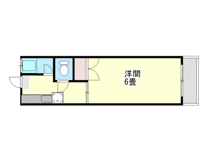 エントピア南郡元(1K/2階)の間取り写真