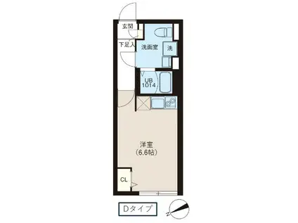 レピュア早稲田レジデンスII(ワンルーム/3階)の間取り写真