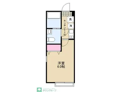 高石4丁目計画(1K/2階)の間取り写真