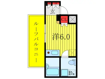 コンポジット東十条(ワンルーム/5階)の間取り写真