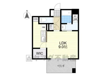 イースト CONCIE(ワンルーム/5階)の間取り写真
