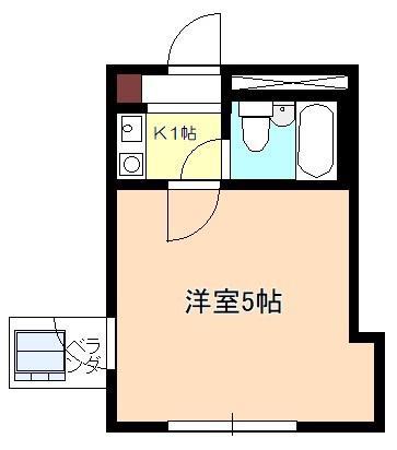 リエス所沢駅南(1K/3階)の間取り写真