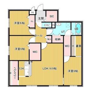 PREMIER STELLA(3LDK/1階)の間取り写真