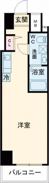 VITA NUOVA 堺(ワンルーム/10階)の間取り写真