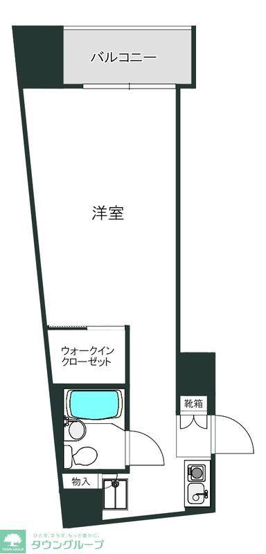 ローヤルマンション高円寺(ワンルーム/4階)の間取り写真