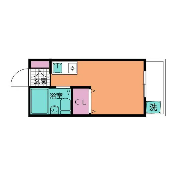 ハイデンス市川 2階階 間取り