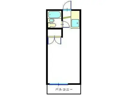 メゾン・オリヤマ(ワンルーム/1階)の間取り写真