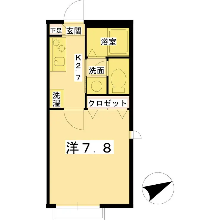 グラン・ジュテ調布 2階階 間取り