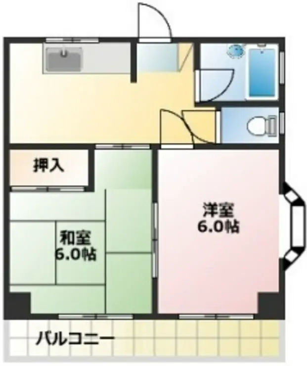 アメニティ瀬川 4階階 間取り