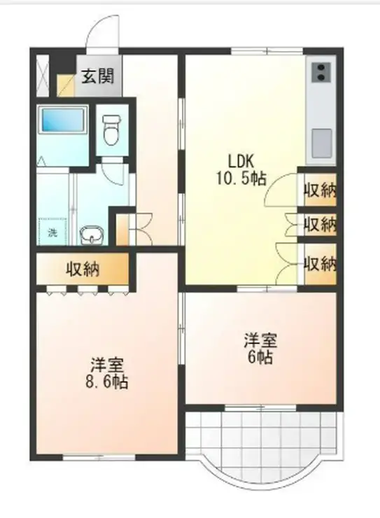 リゾートライフトーゲン 3階階 間取り