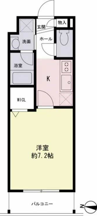 フィシオ橋本 1階階 間取り