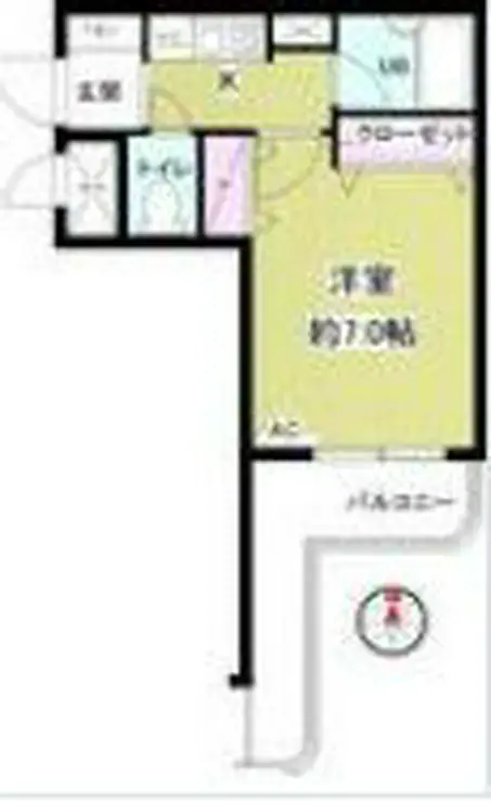 ライオンズマンション八王子第6 5階階 間取り