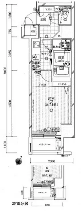 ガリシアヒルズ六本木 6階階 間取り