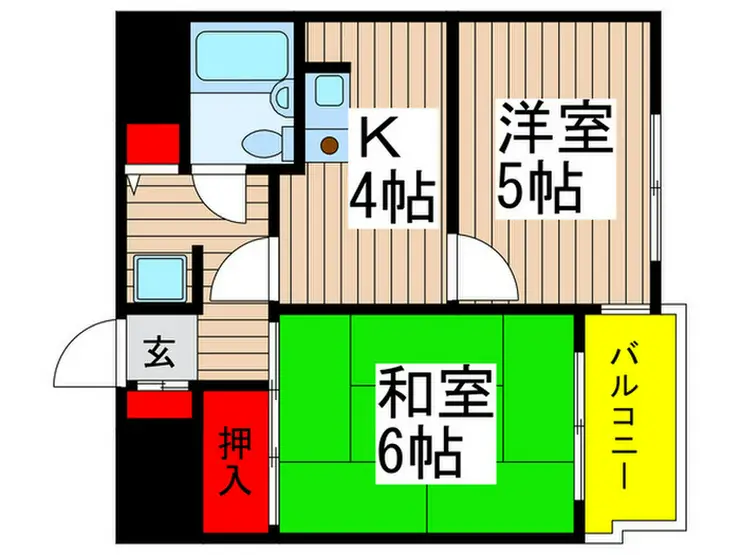 サリシャン市川 4階階 間取り