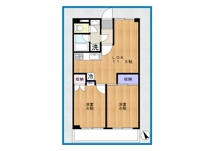 第一大幸ビル 4階階 間取り