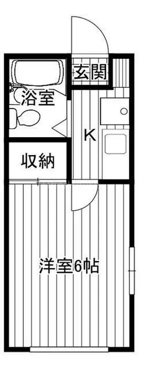 グリーンヒル西村 1階階 間取り