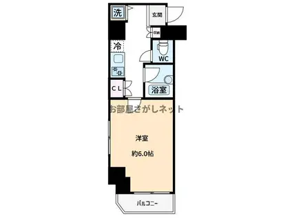 スカイコート神楽坂壱番館学生・社会人にオススメ初(1K/2階)の間取り写真