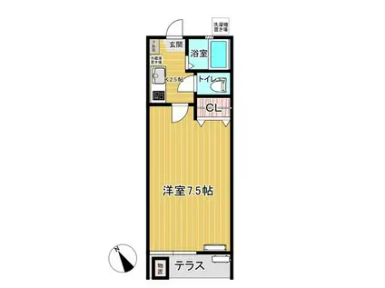 メゾネットK(1K/1階)の間取り写真