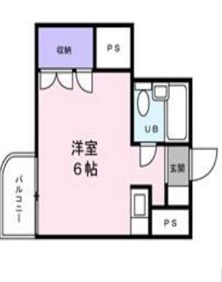 フィルコリンズ武蔵野(1K/3階)の間取り写真