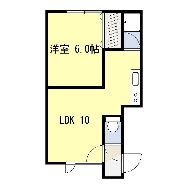 サウスロード923(1LDK/2階)の間取り写真