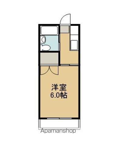 協和ハイツ(1K/2階)の間取り写真