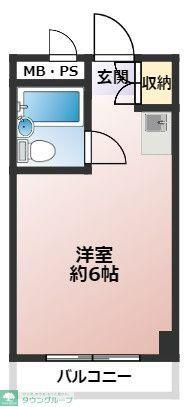 メゾンドノア天神町(ワンルーム/1階)の間取り写真