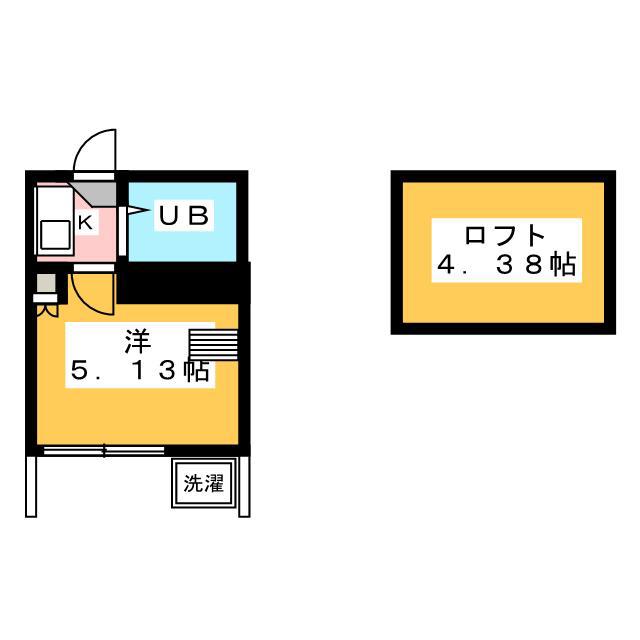 アスパ南長崎(1K/1階)の間取り写真