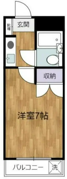 サニーライフ四谷 2階階 間取り