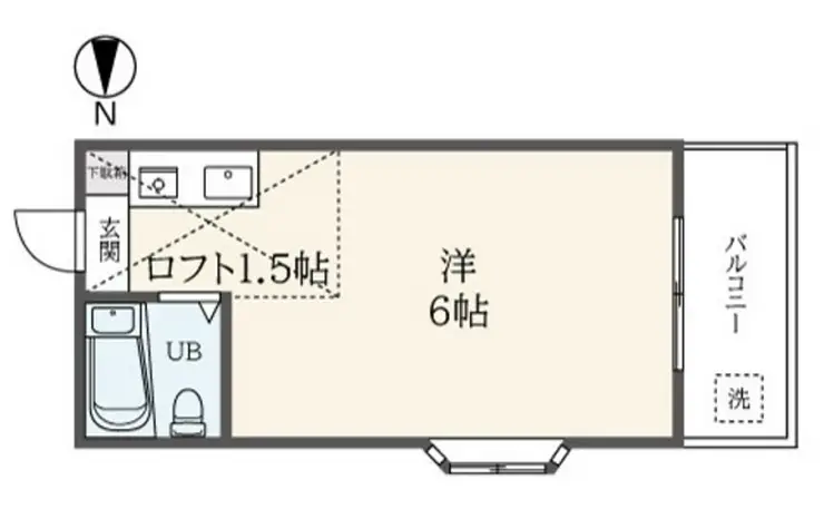 ケータス永福 2階階 間取り