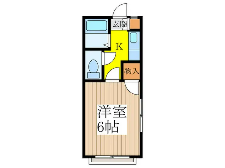 コーポ小金井 2階階 間取り