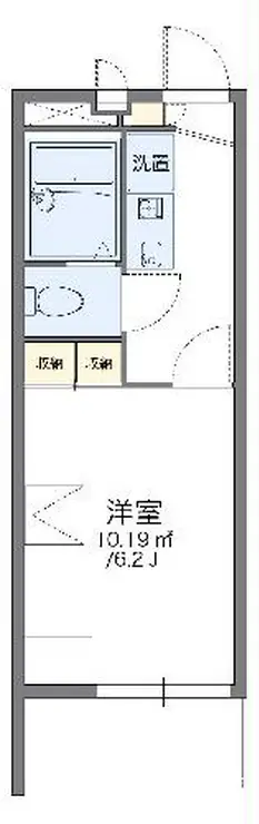 レオパレスNOUVELLE 3階階 間取り