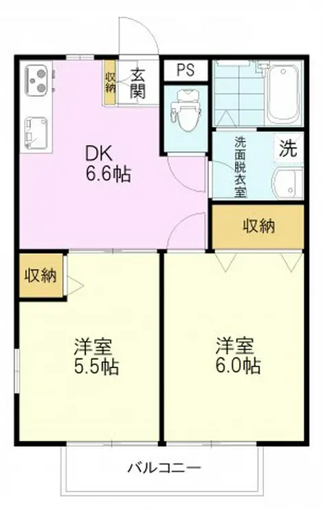 ケート井の頭 1階階 間取り