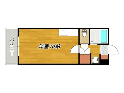 ハーモニー(ワンルーム/3階)の間取り写真