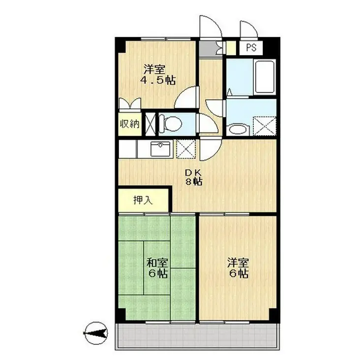 サンクレスト緑山 3階階 間取り