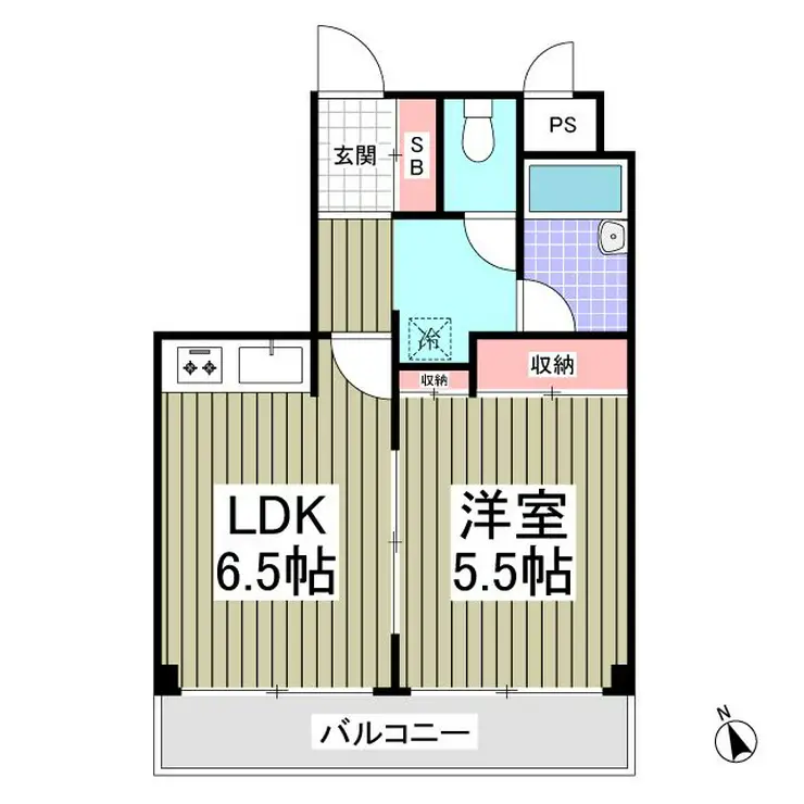 三ツ和マンション 3階階 間取り