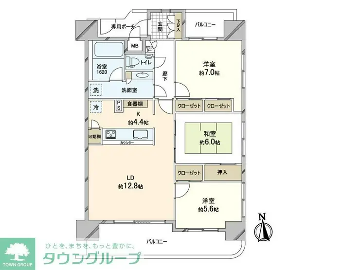 ミオカステーロ府中宮町 11階階 間取り