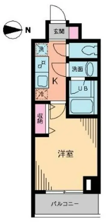 パロス・コート 3階階 間取り