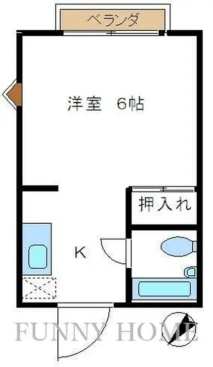 コーポ・サンルート 2階階 間取り