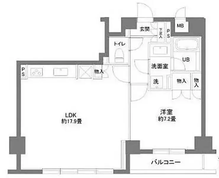 カスタリアお茶の水 4階階 間取り