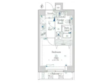 HY′S中村橋(1K/5階)の間取り写真